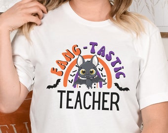 Halloween Teacher Shirt, Spooky Teacher, Fall Teacher Shirt, Teacher Halloween Gift, Funny Teacher Shirt, Matching Group Teacher Shirt