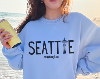 Seattle Sweatshirt, Seattle Washington Shirt, Seattle Gift, Seattle Hoodie, Seattle Souvenir, Washington State Shirt, Seattle Home Gift