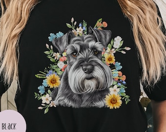 Schnauzer Shirt, Schnauzer Tee, Gift for Schnauzer Lover, Schnauzer Owner Gift, Dog Lover Shirt, Dog Mama Shirt, Dog T-shirt, Cute Dog Shirt