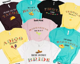 Fiesta Bachelorette Party Shirts, Mexico Bachelorette Shirts, Taco Bachelorette Party Shirts, Funny Bachelorette Shirts, Nacho Average Bride