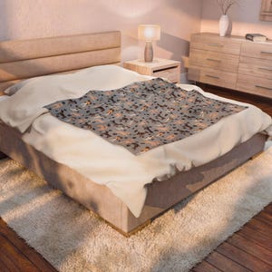 Custom Brittany/Lab Velveteen Plush Blanket image 8