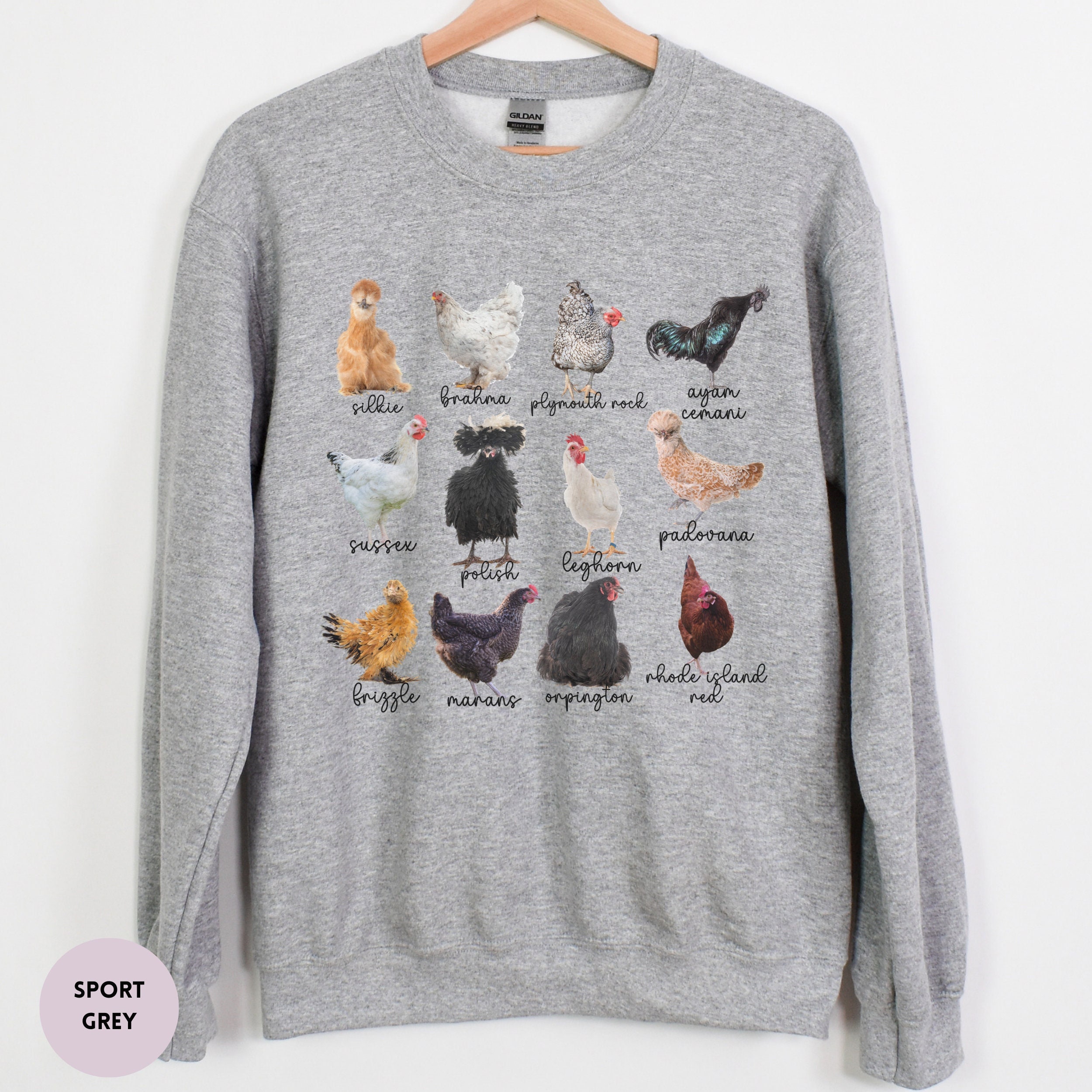 Chicken In High Heels Casual Cotton Sweatshirt main image 0