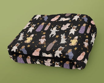 Cobertor de bebê, presente de Doula, enfermeira de UTIN, parteira, mãe bebê, treinadora de parto, pediátrica, apreciação de enfermeira de parto, pelúcia de veludo,