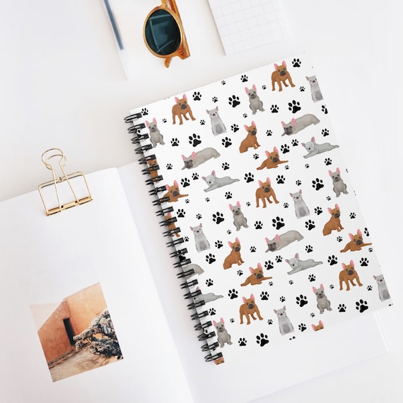 Mens Frenchie Dad Composition Notebook: Frenchie French Bulldog Nerd | College Ruled Notebook Lined School Journal | 120 Pages | 7.5 X 9.25" | Teens