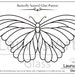 Butterfly Stained Glass Pattern, PDF, Printable Butterfly Pattern ...