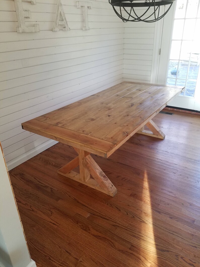 Farmhouse X Table Etsy