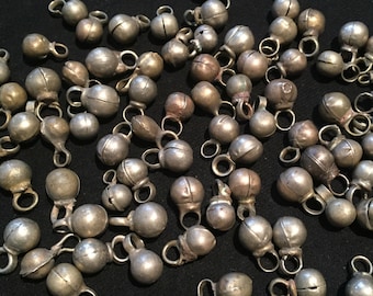 35 Vintage Charms 7mm -Vintage Beads,Charms,Vintage Spacers,Kochi tribe, Handmade Vintage Finding-Jewellery Supplies-Vintage Beads Suppliers