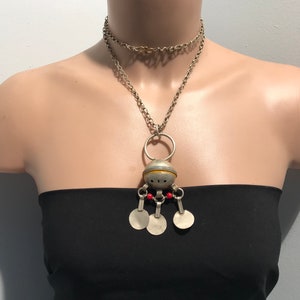 Moroccan Tuareg Necklace, Berber Necklace, Tribal Jewelry , Berber Necklace , Vintage Twareg Berber Tribal Jewelry, Tuareg Tribal Necklaces