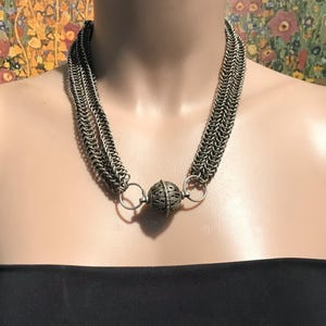Moroccan Necklace, Berber Necklace, Tribal Jewelry , Berber Necklace , Vintage Twareg Berber Tribal Jewelry, Tuareg Tribal Necklaces