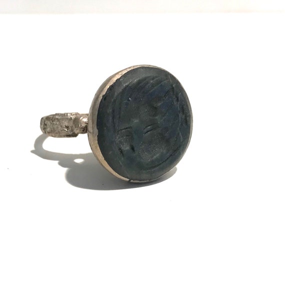 Size 8.5 Turkmen Ring-Vintage Statement Jewelry- … - image 3