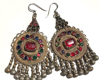 Vintage Earring-Tribal Jewelry  Old Banjara Earring-Middle Eastern Earring-Handmade vintage Earring