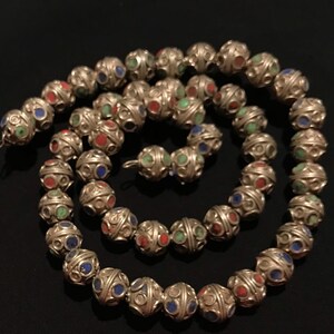 50 Moroccan Beads: Berber Tribal Jewelry Supplies image 3