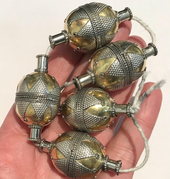 100 Perline Distanziali Floreali Retrò In Lega Per Creazione Gioielli 6mm - Foto 2