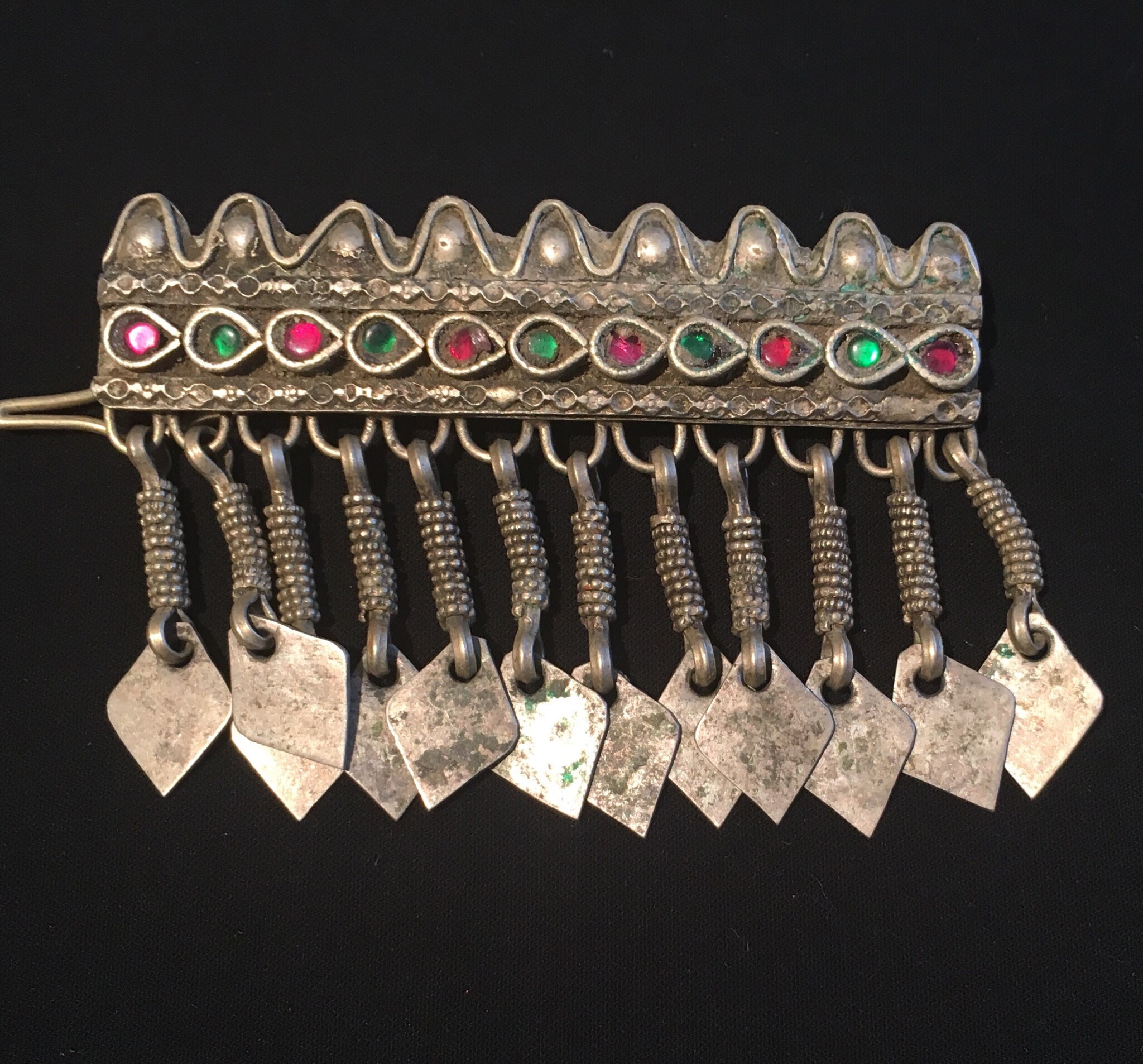 Vintage Kuchi Hair Clip: Afghan Tribal Jewelry - Etsy