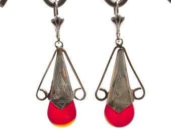Tuareg Earrings, Moroccan Tuareg Earrings, African Earrings, Handmade African jewelry,
