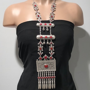 Middle Eastern Necklace - Tribal Jewelry-Ethnic Necklace- Handmade Necklace-Exotic Necklace