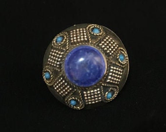 Size 8  Lapis Ring- Afghan Tribal lapis lazuli Ri… - image 5