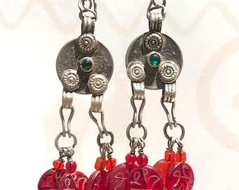 Coins Earring, Vintage Earring, Coins-Antique earring, collectors Earring,vintage antique Coins,Coin Earring.....