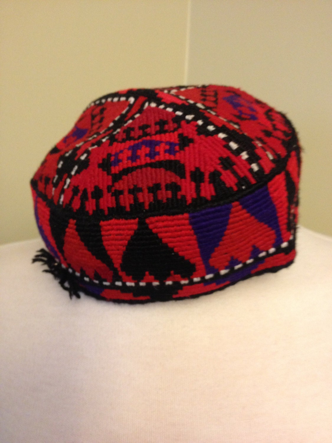 Hat,vintage Hat,turkmen Hat,tribe Hat,handmade Hat,colorful