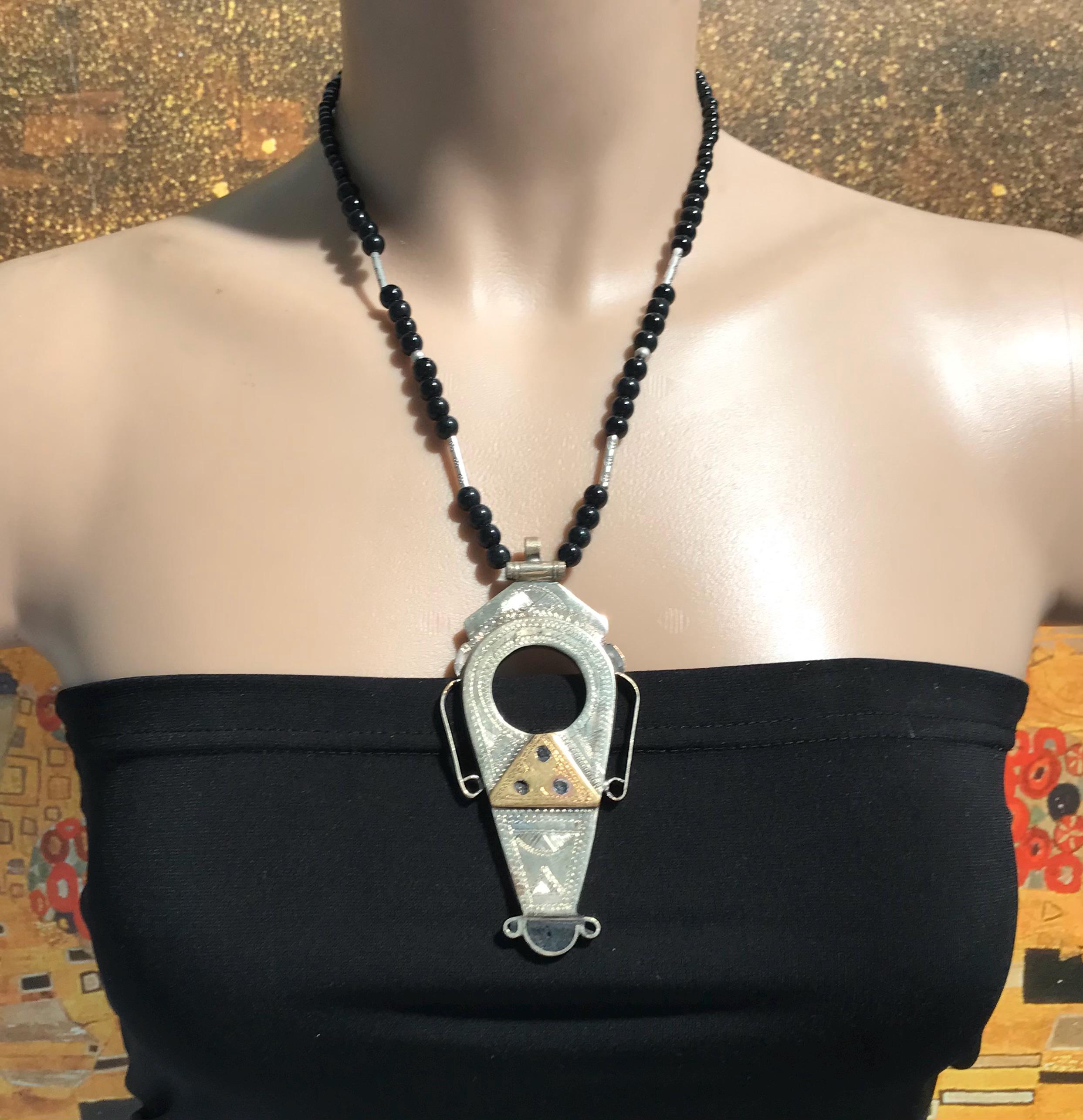 Tuareg Necklace: Moroccan Tribal Jewelry -berber Cross Necklace