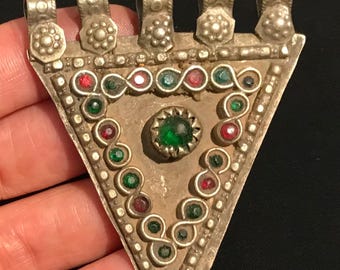 Vintage Tribal Kuchi-hanger: Afghaanse boho-ketting