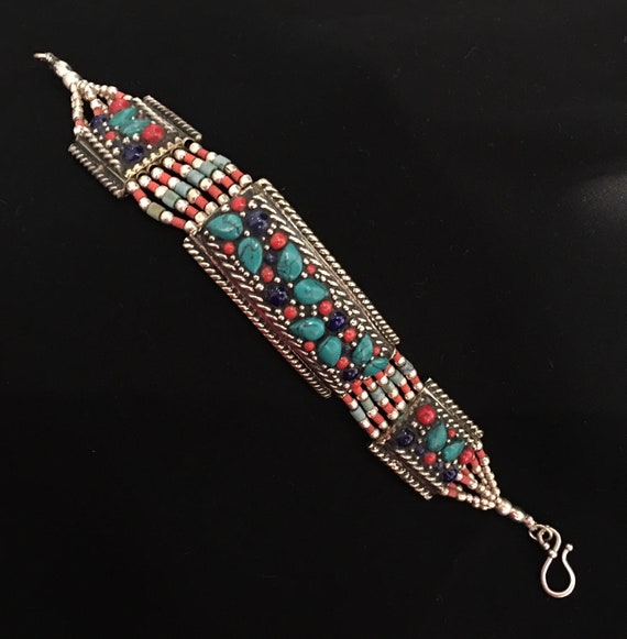 Bracelet-Vintage Style Bracelet- Tribal Jewelry-N… - image 4