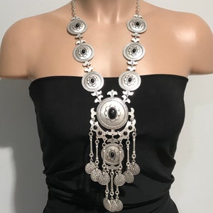 Necklace-Middle Eastern Jewelry ,  Ethnic Necklace , Handmade Necklace- Women Gift , statement necklace