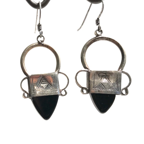 Tuareg Earrings, Moroccan Tuareg Earrings, African Earrings, Handmade African jewelry,