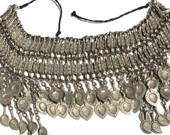 アンティークチョーカー、トライバルネックレス - クチジュエリー