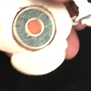 Hand pendant Coral Turquoise pendant Vintage Navajo Pendant Khamsa pendant-Hands Of Fatima Pendant Protection Pendent