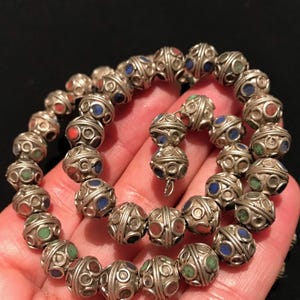 50 Moroccan Beads: Berber Tribal Jewelry Supplies image 1