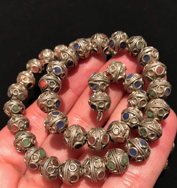 50 Moroccan Beads: Berber Tribal Jewelry Supplies