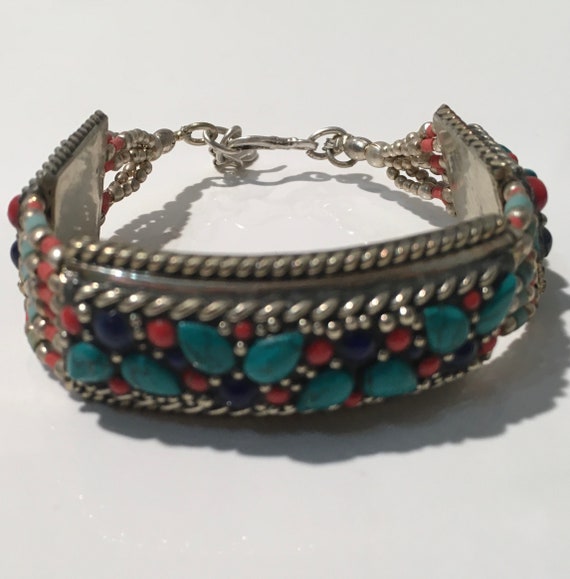 Bracelet-Vintage Style Bracelet- Tribal Jewelry-N… - image 6