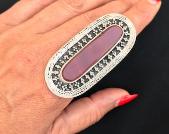 Joyería tribal boho, talla 10