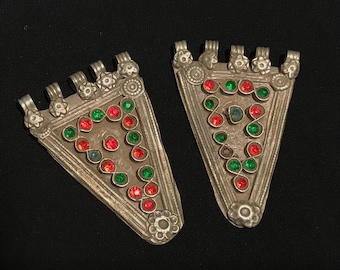 Vintage Tribal Kuchi-hanger: Afghaanse boho-statementketting
