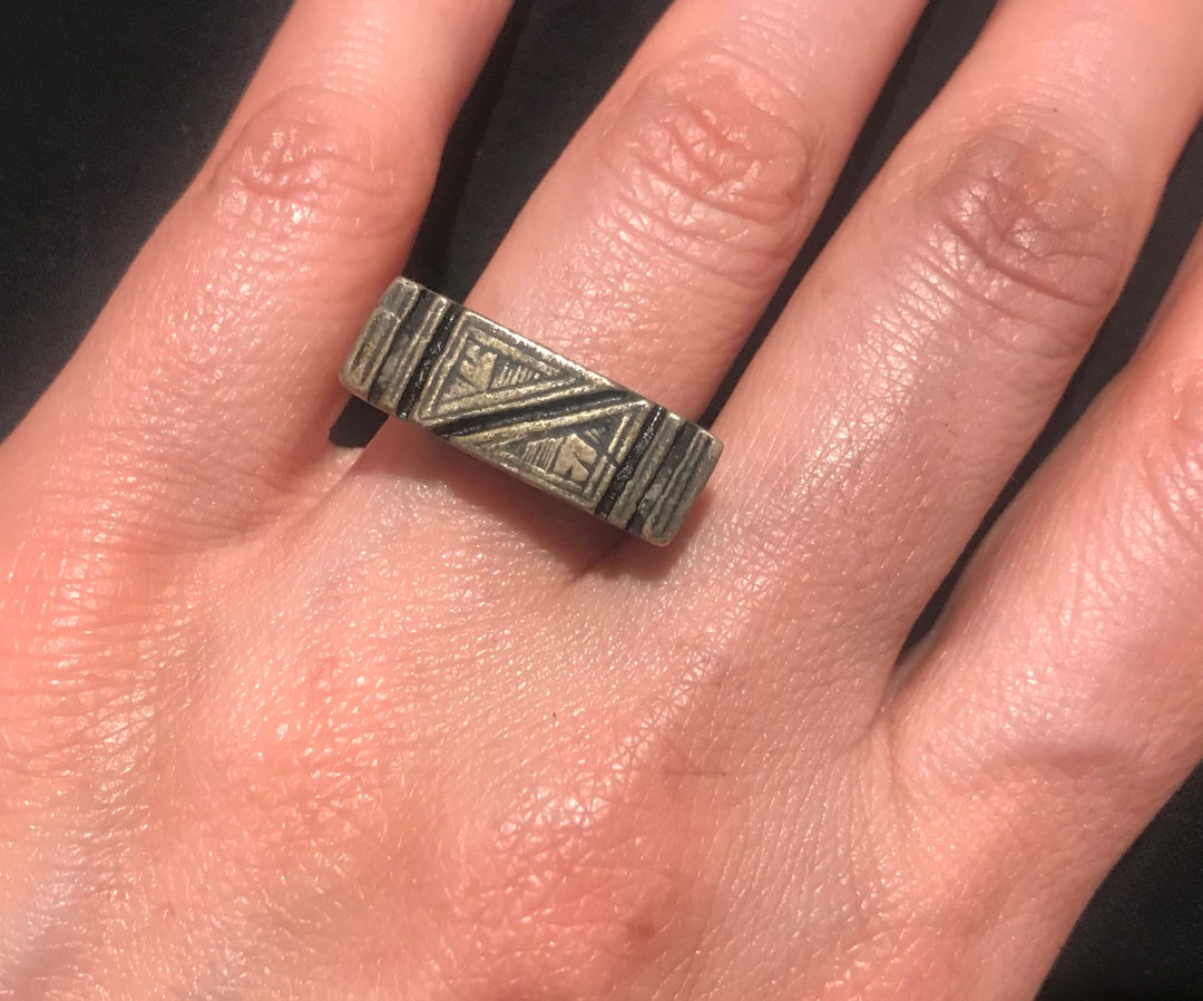 Tuareg Ring Size 8 Moroccan Ring Tuareg Jewelry Handmade Etsy UK