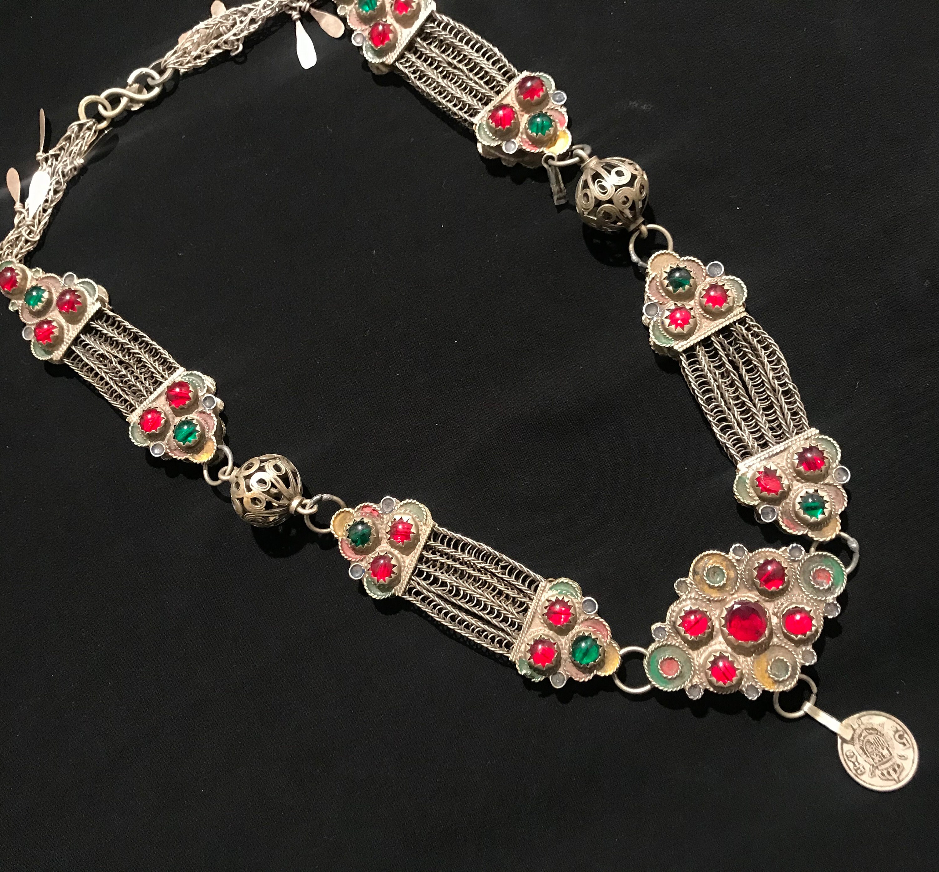 Moroccan Necklace Old Moroccan Berber Necklace Moroccan Etsy