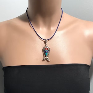 Bohemian Necklace,Handmade Jewelry, Colorful Tribal Necklace, Ethnic & Exotic Necklace