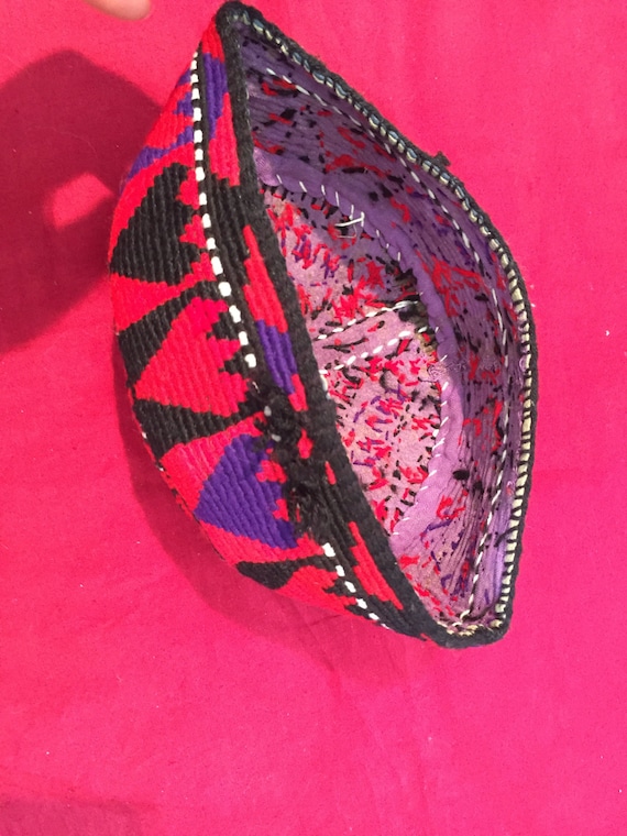 Hat,vintage Hat,turkmen Hat,tribe Hat,handmade Hat,colorful