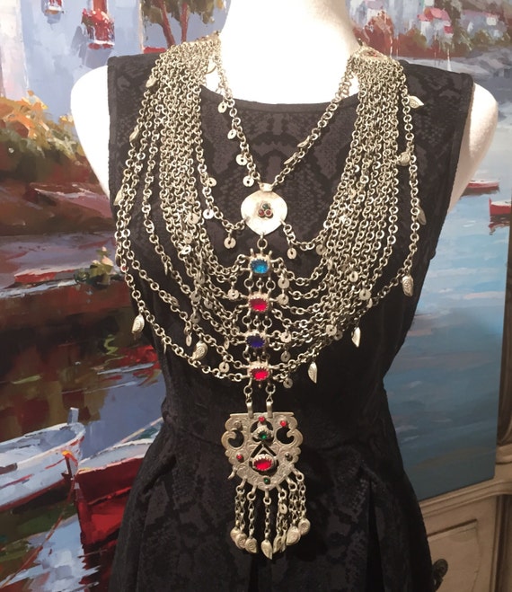 Antique Kuchi necklace-Kuchi-Jewellery-Old Necklace-Nomadic | Etsy