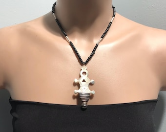 Tuareg Necklace: Moroccan Tribal Jewelry -Berber cross Necklace