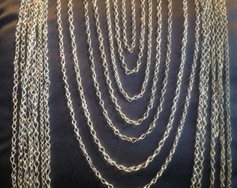 36" Vintage Chain-Chain-Kuchi Handmade Chain-Kochi Jewelry-Tribal necklace Chain-Tribal Jewellery......,