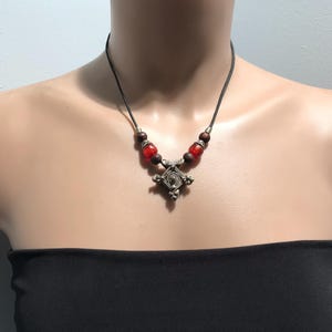 Berberketting, Marokkaanse sieraden, etnische ketting, vintage Berberketting, tribale sieraden, Tribal Toeareg-ketting