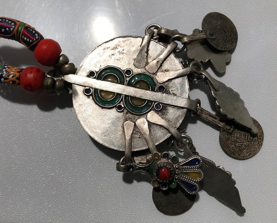 Moroccan Necklace, Berber Necklace, Moroccan Enam… - image 10