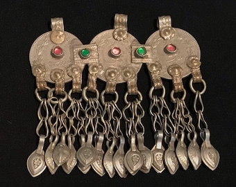 Coins-Old Vintage Coins-Antique Coin Pendant-3 coin joint coins Pendant-antique Ethnic Coins Shop...