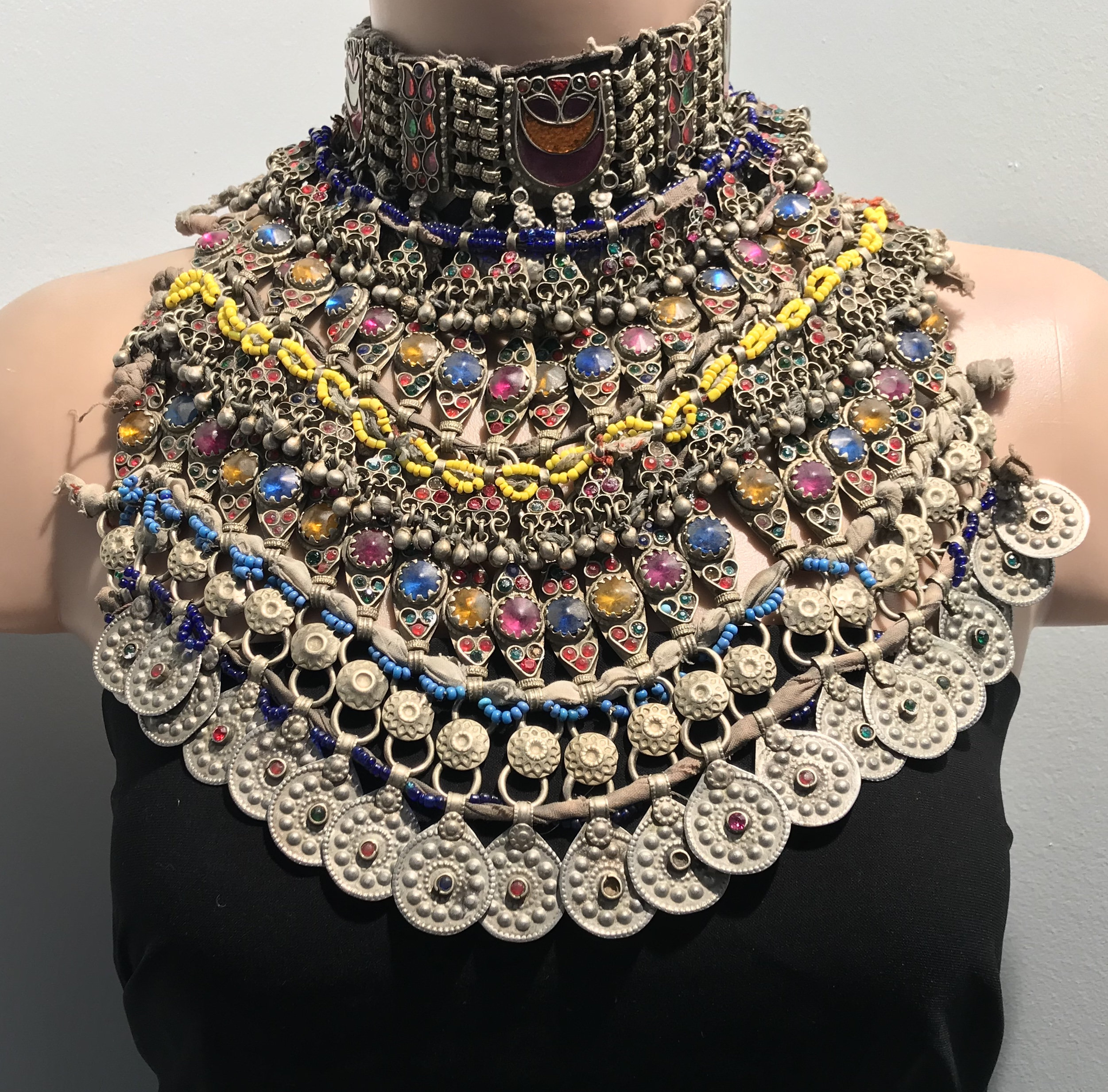 Tribal Necklace - Nomadic Necklace-middle Eastern Jewelry-vintage