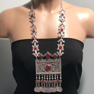 Middle Eastern Necklace - Tribal Jewelry-Ethnic Necklace- Handmade Necklace-Exotic Necklace