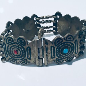 Vintage Bracelet, Enameled Bracelet,vintage Bracelet,Middle Eastern,Vintage  ,Hzara Jewellery,Blue Bracelet,Bracelet,Enameled