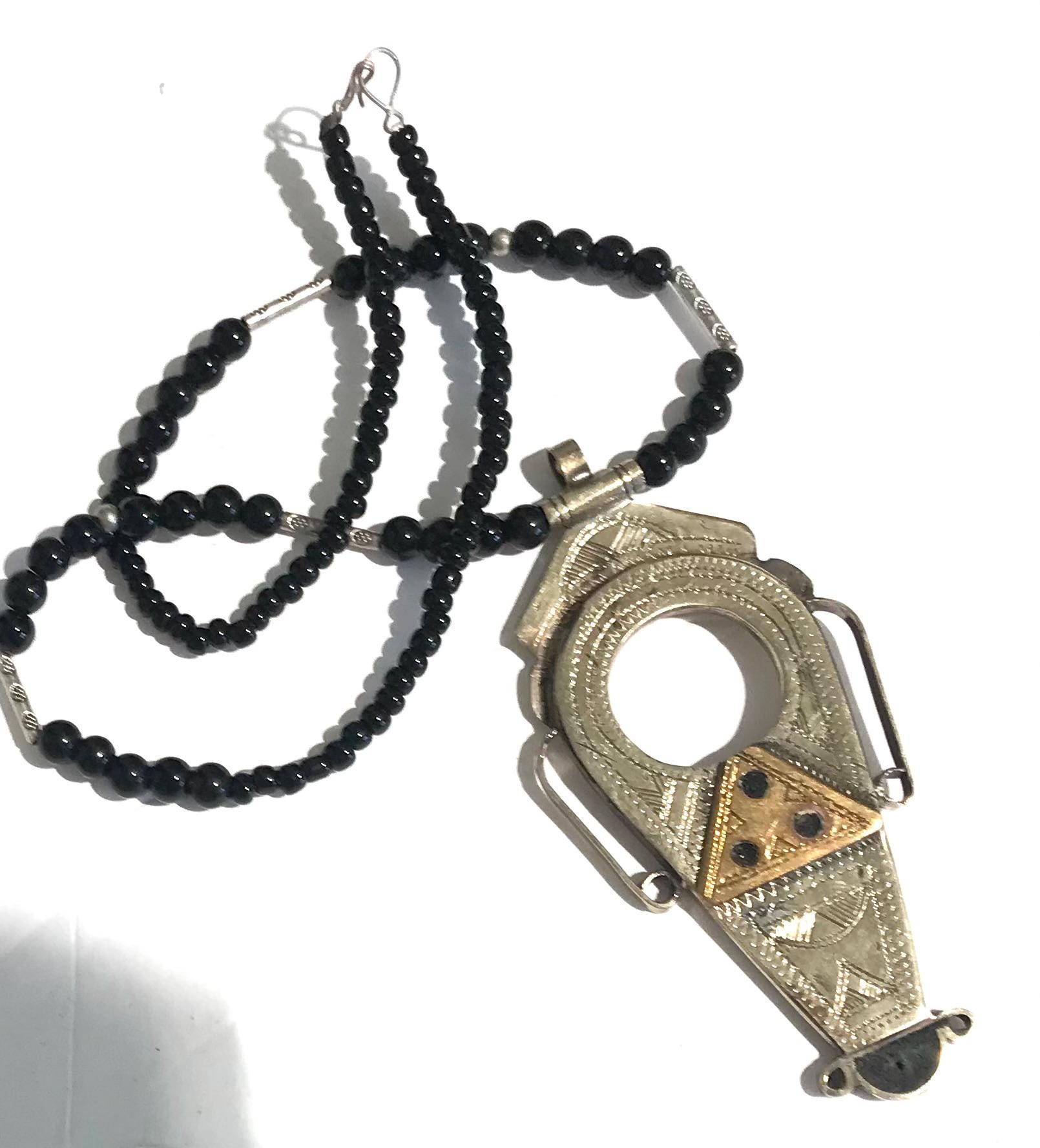 Tuareg Necklace: Moroccan Tribal Jewelry -berber Cross Necklace