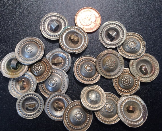 40 Vintage Buttons-buttons-kuchi Tribe Button-handmade